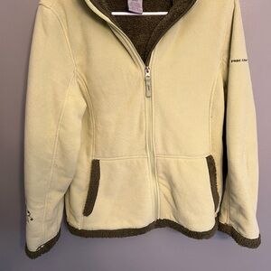 Free Country Green and Brown Fleece Jacket